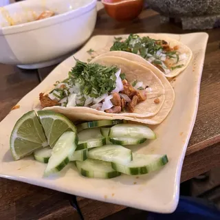 Al Pastor Tacos order of 2