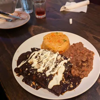 Mole Enchiladas