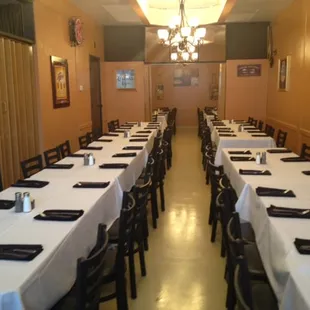 Our private room is perfect for your Holiday parties.