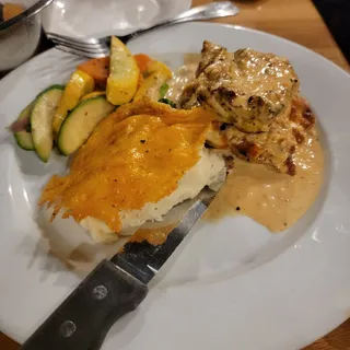 Blue Crab Stuffed Chicken