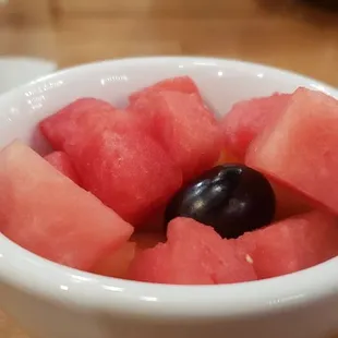 Every brunch dish comes with fresh fruit!