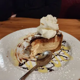 Peanut butter pie. Half eaten before pic