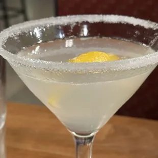 Lemon drop martini