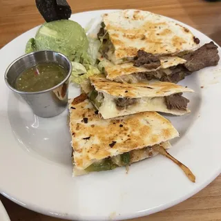 Steak and Mushroom Quesadilla