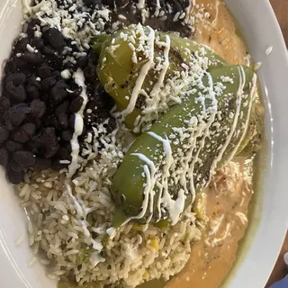 Tinga Chicken Rellenos