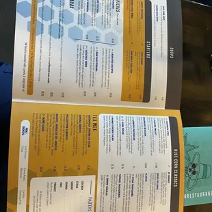 Food menu