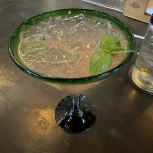 Watermelon Basil Margarita