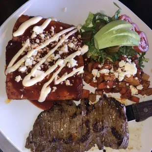 Blue Corn Enchiladas