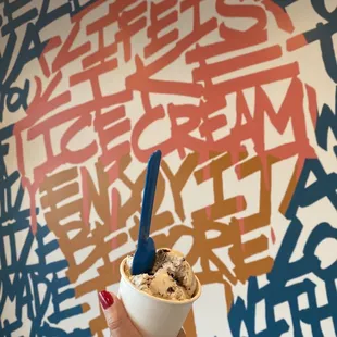 Cookies and cream mini cup