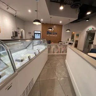 the inside of a restaurant