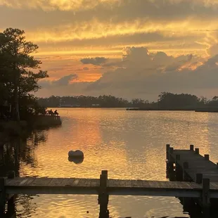Sunset views from the back deck.