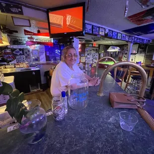 Argie (r-gee) the owner