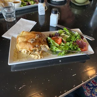 Creamy Chicken Mushroom Crepe