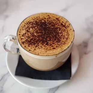 Turkish Latte- it's good...get it! (Hint of sweetness)