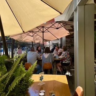 The view from near our table.