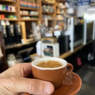 Do me shot of Mr. Espresso!