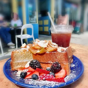 French Toast Breakfast; Iced Americano.
