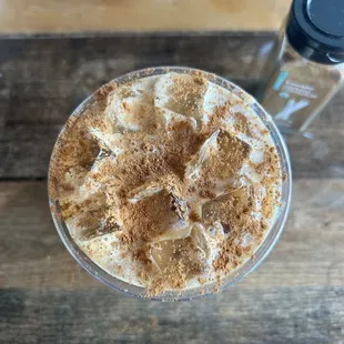 Cinnamon Iced Latte