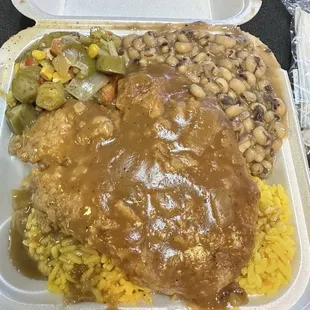 Smothered 1 Pork Chop