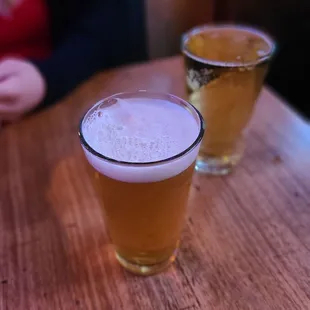 HH- West Coast IPA and Baja Sipper Hard Cider.