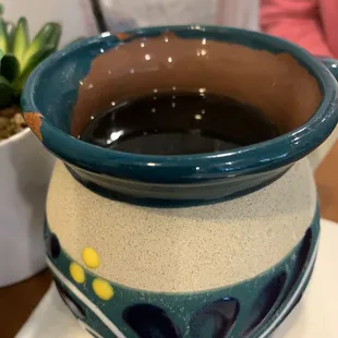 King Cake dip coffee