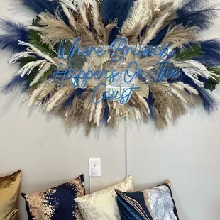 Sign reads...  "Where brunch happens on the Coast"