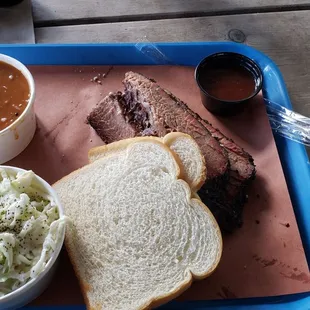 Briskets melts in your mouth and smoky flavor. Worth the price. Friendly staff.. I highly recommend