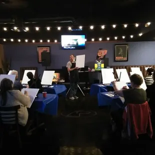 Mardi Gras Paint Night