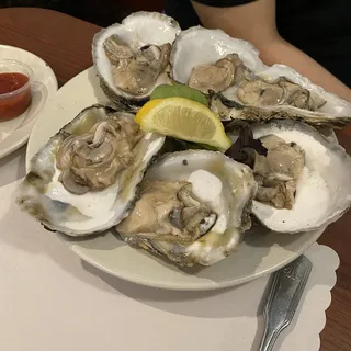 Fresh Oysters On The Half Shell