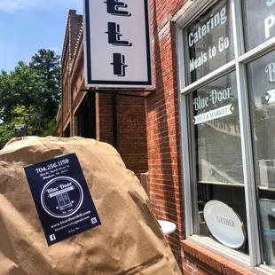 Enjoy our indoor or outdoor seating!