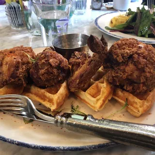 Art Smith fried Chicken & Waffle