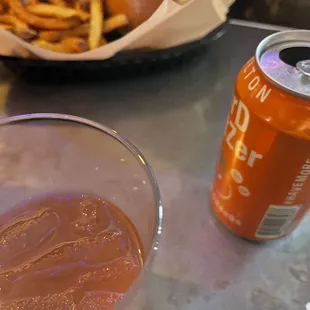 Blood Orange Seltzer