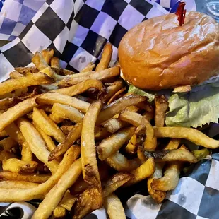 Blucy with Bacon and fries