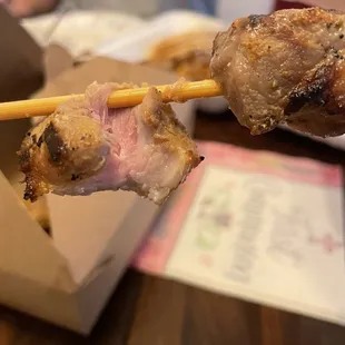 Raw Pork Skewer
