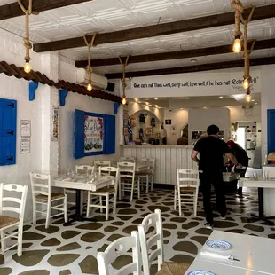 Interior with cute logo