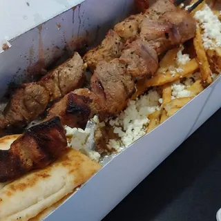 Pork Souvlaki Platter