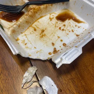 Shit was so good I ate the plate
