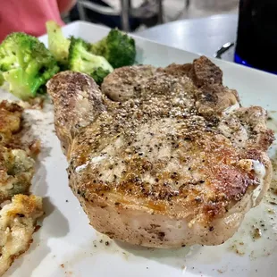 Grilled pork chop