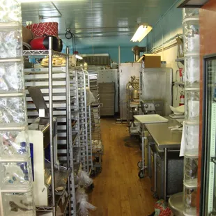 A peak in back - where all the magic happens!