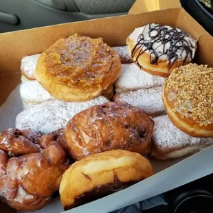 7 lady fingers &amp; 6 donuts = $12  ..so affordable!