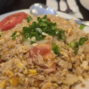Blue crab fried rice. It tastes like love
