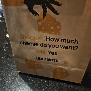 Uber Eats Bag