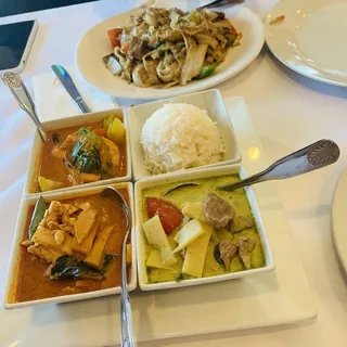 Curry Sampler of Any 3 Curries