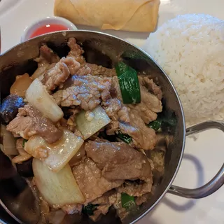 Thai Mongolian Beef lunch special