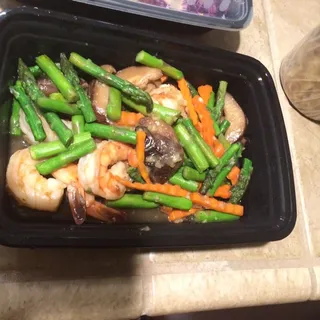 Prawns and Asparagus