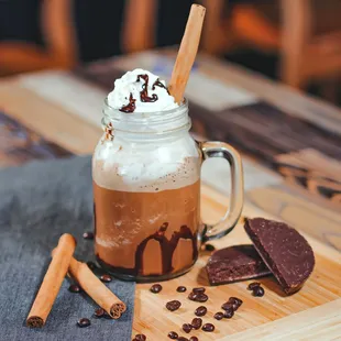 Mocha Blue's Ice Blend Coffee