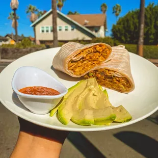 Egg and Cheese Chorizo Burrito