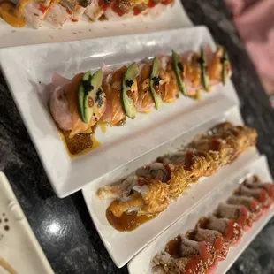 WSU, Hawaiian Roll, Super Tiger Roll, Red Fantasy Roll