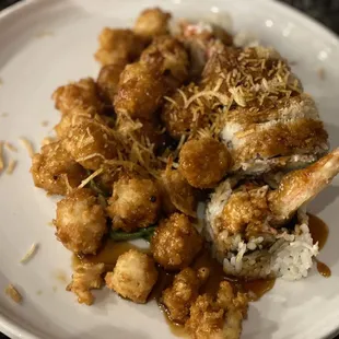 Scallop Crunch Roll