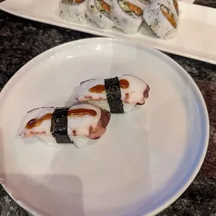 sashimi, sushi, sushi and sashimi, food